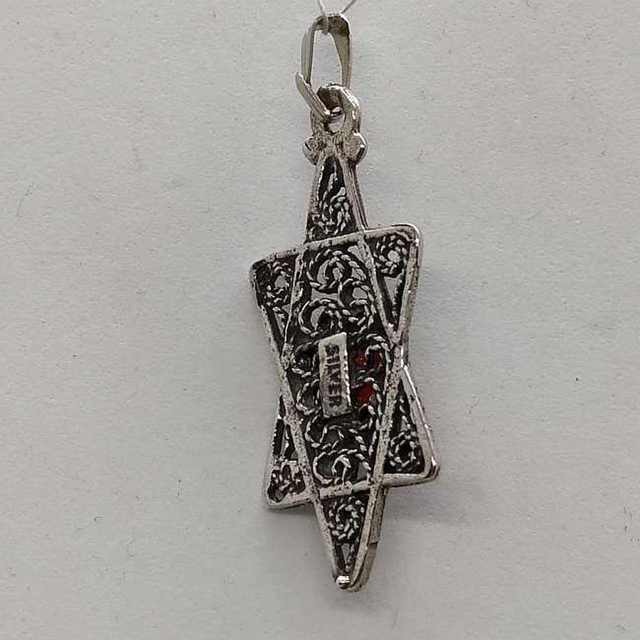 MagenDavid Pendant Filigree Agate - Image 6
