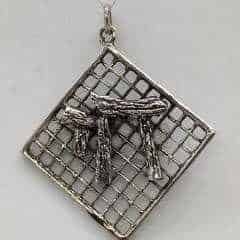 Chai Square Net Pendant - Image 5