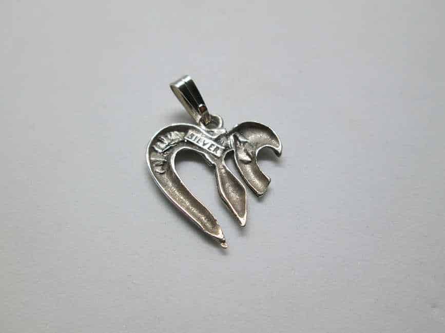 Silver Rounded Hay Pendant - Image 2