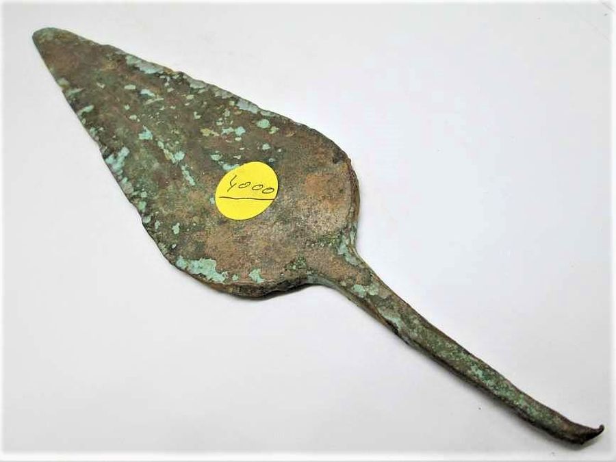Antique Bronze Spear Head - Image 5
