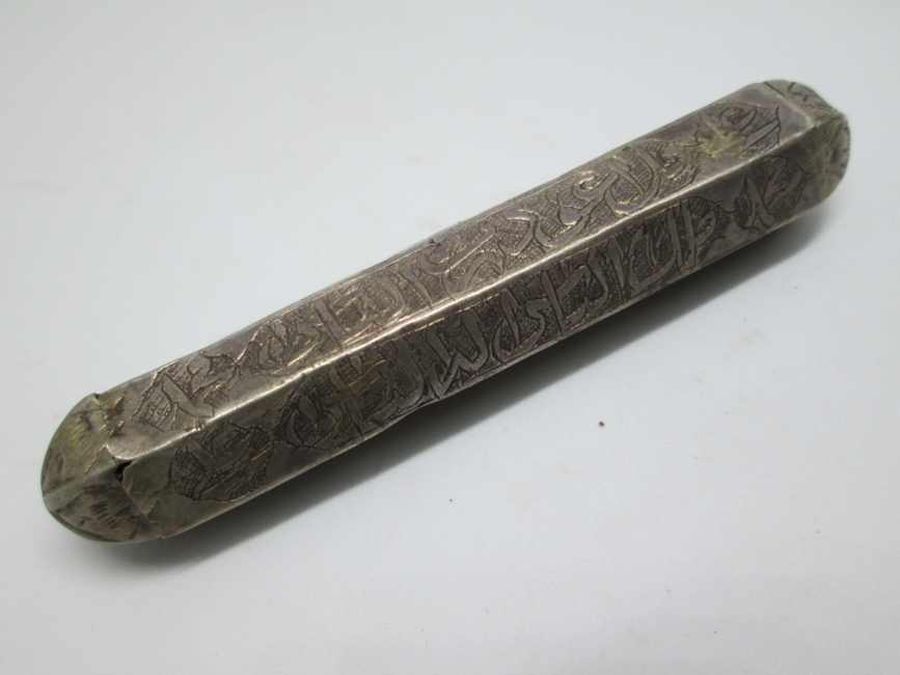 Silver Amulet Case Vintage - Image 3