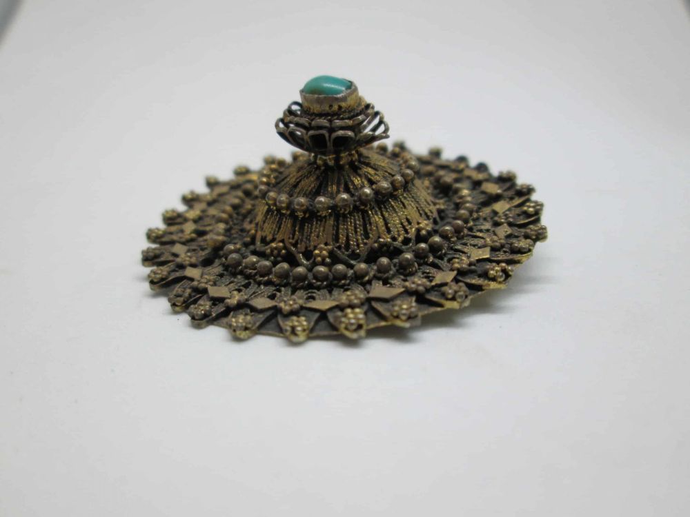 Jewelry Yemenite filigree pin - Image 4