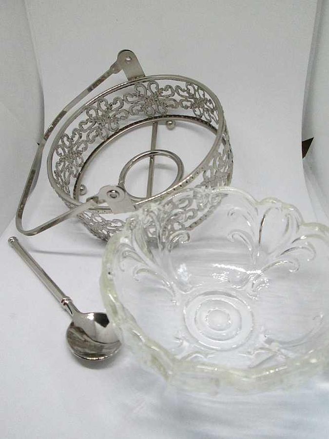 RoshHashana Honey Dish Silverplated* - Image 3