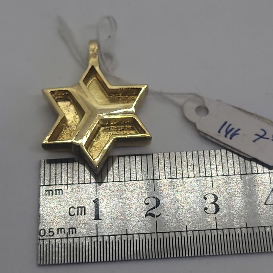 MagenDavid Star Pendant Abstract - Image 11
