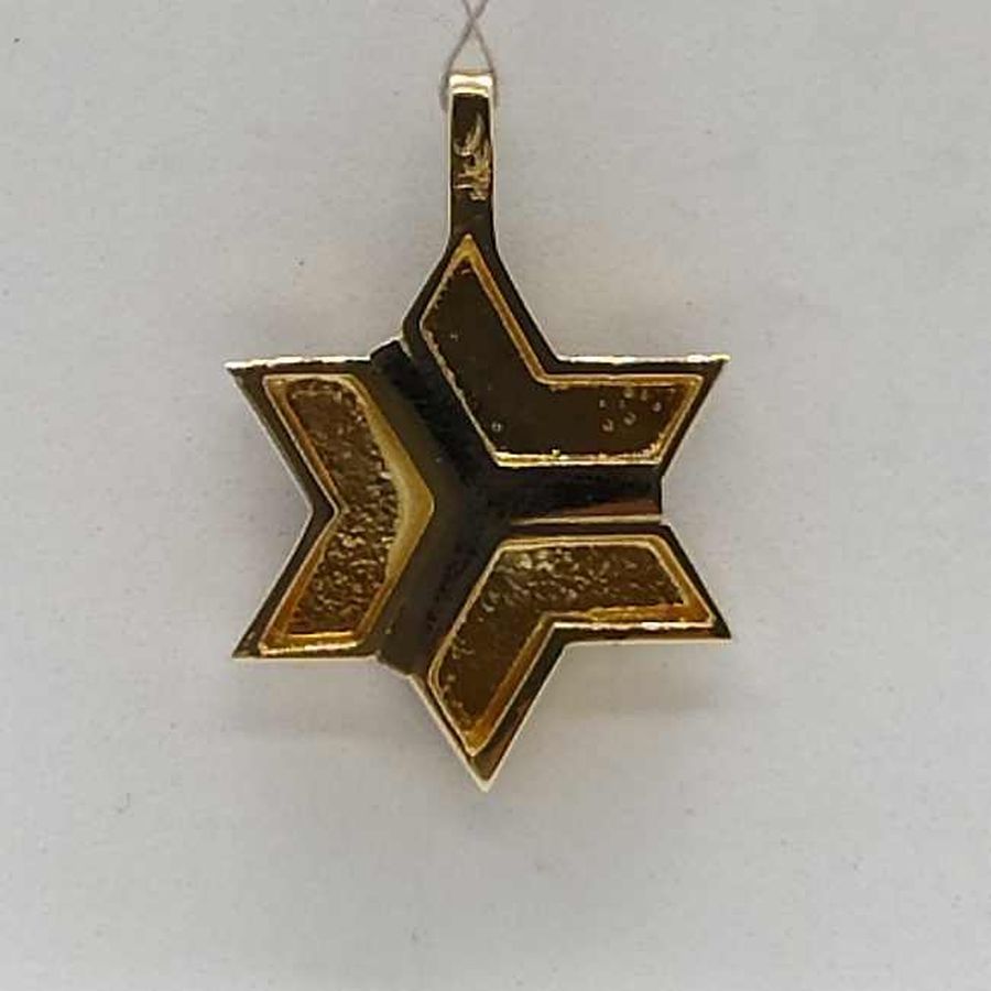 MagenDavid Star Pendant Abstract - Image 4