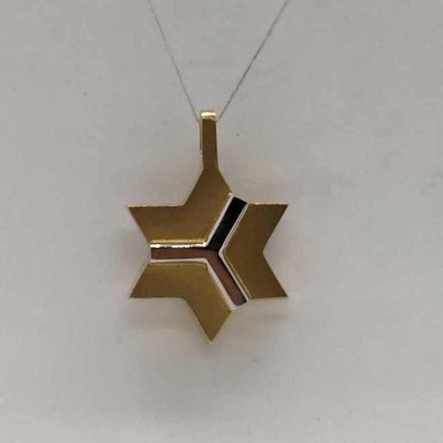 MagenDavid Star Pendant Abstract - Image 5