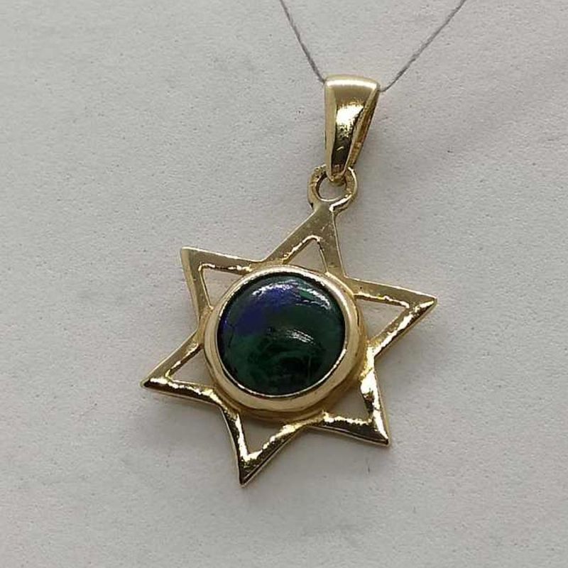 Star Pendant Big Azurite - Image 5