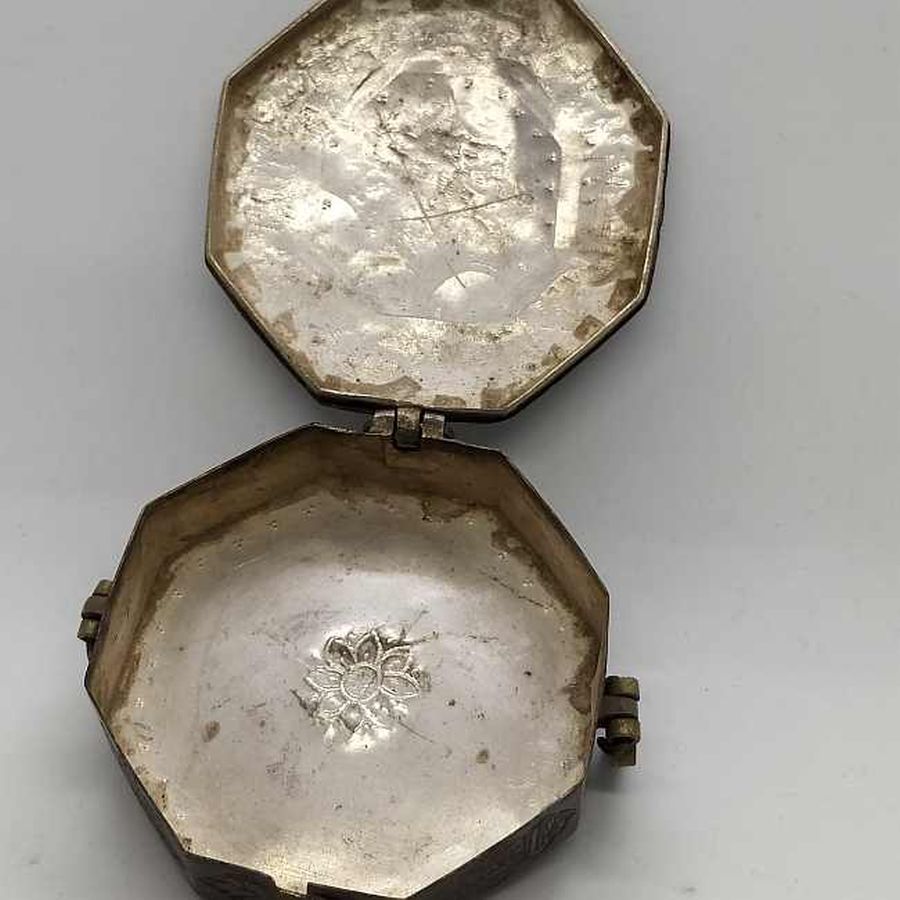 Silver Amulet Case Octagon - Image 6