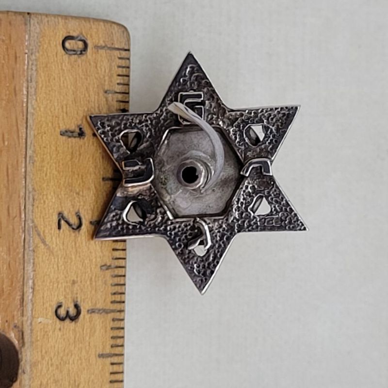 Hanukah Dreidel Silver MagenDavid - Image 11