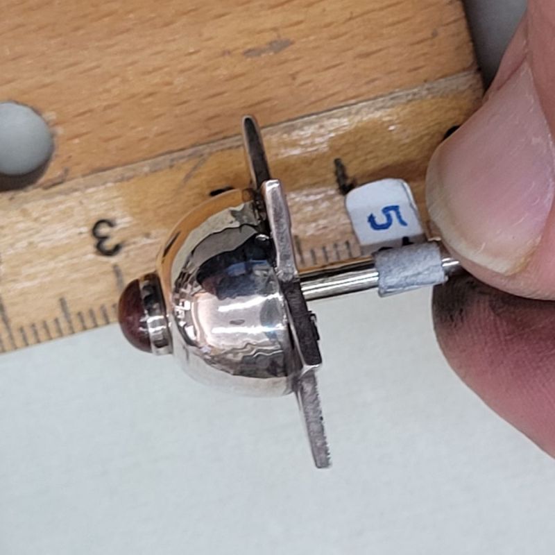 Hanukah Dreidel Silver MagenDavid - Image 12