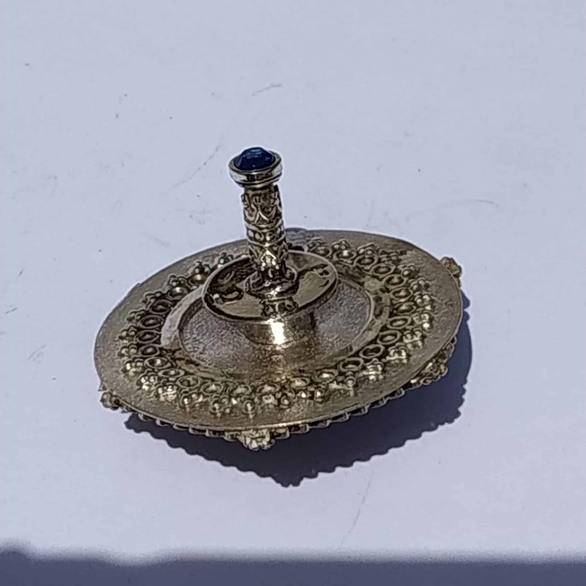 Dreidel Silver Hexagon Filigree - Image 8
