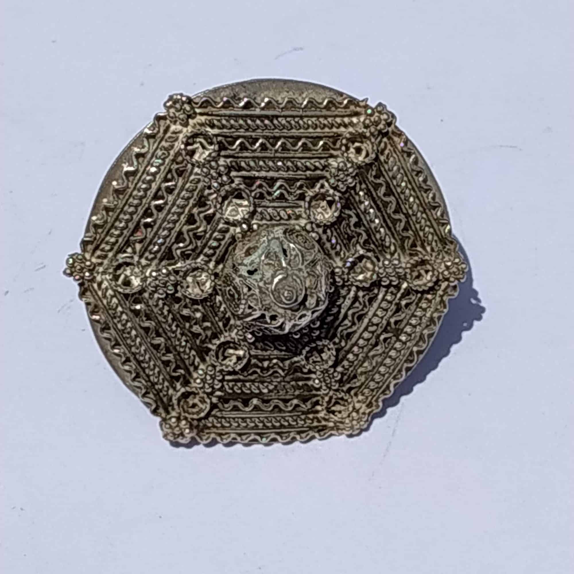 Dreidel Silver Hexagon Filigree - Image 11