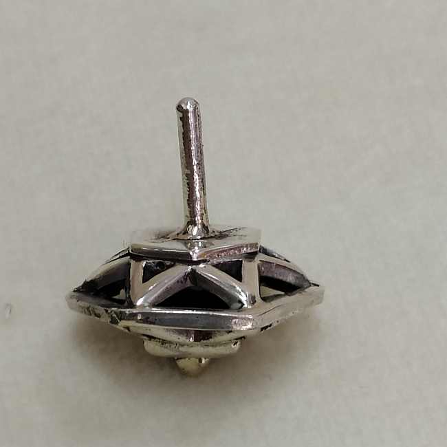 Chanuka Dreidel Silver Tiny Star - Image 7