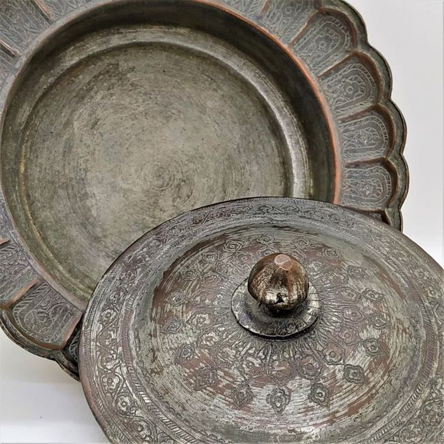 Antique Copper Candy Box - Image 4