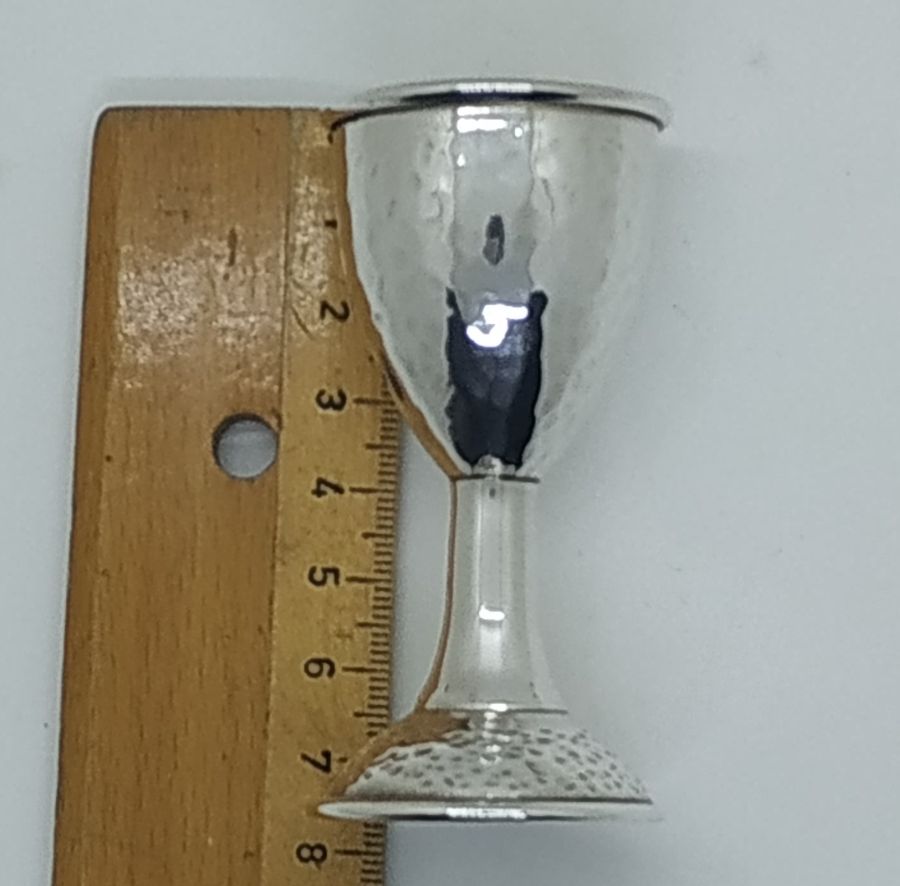 Small Wine Cup Hammered - Image 3