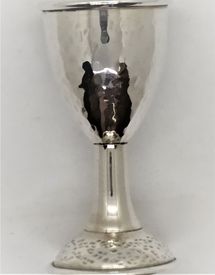 Small Wine Cup Hammered - Image 5