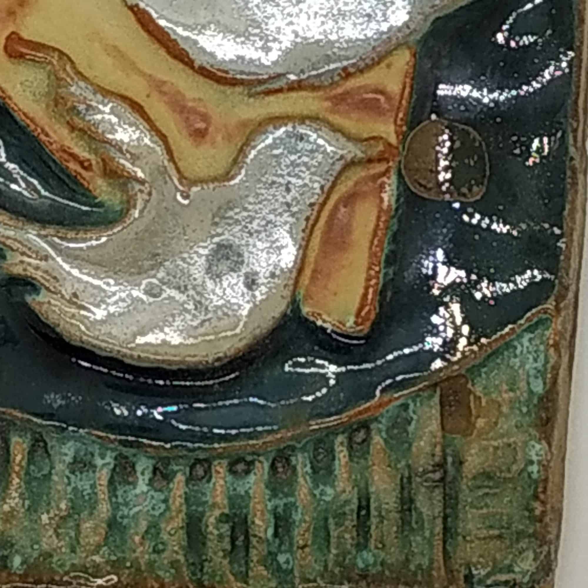 Ruth Ceramic Tile David Sending Peace Doves - Image 4