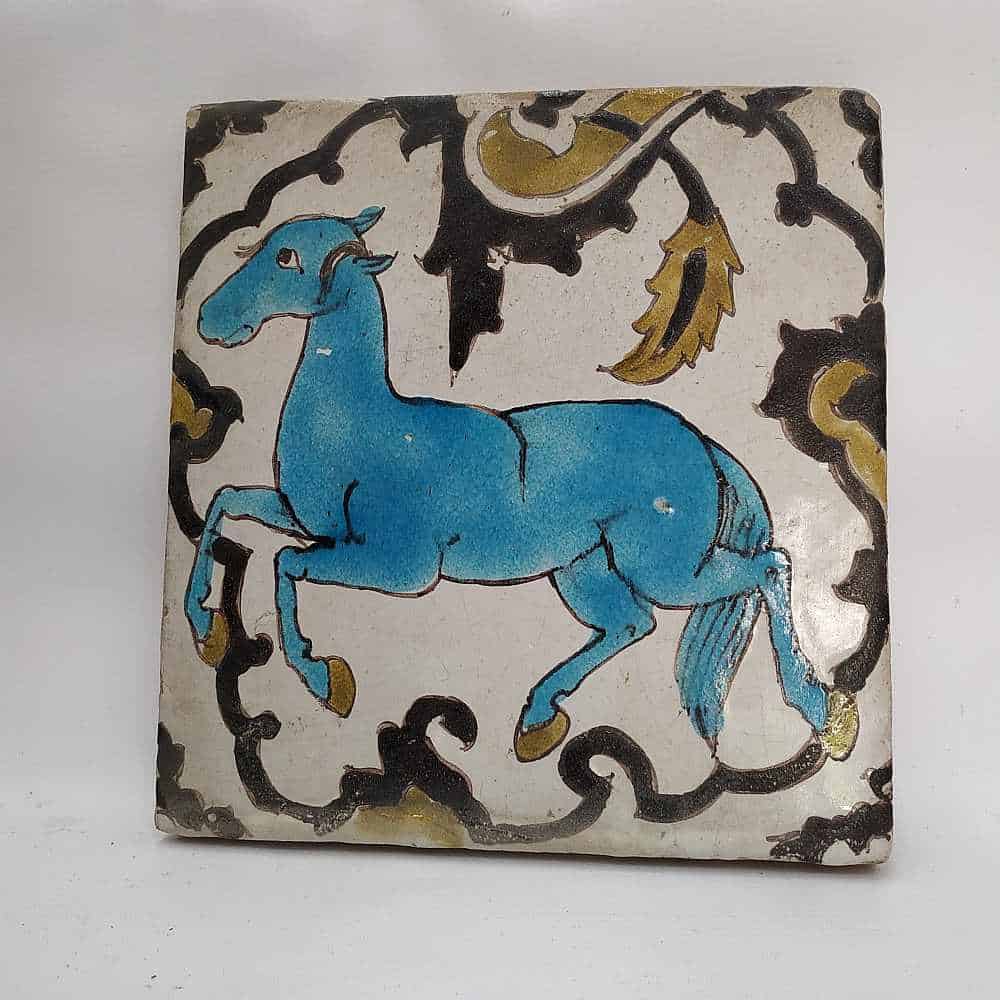 Vintage Ceramic Tile Horse - Image 3