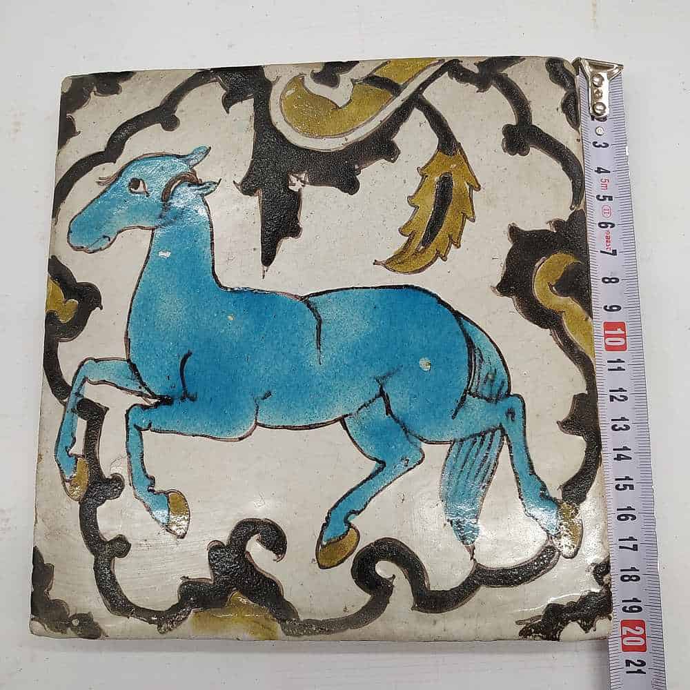 Vintage Ceramic Tile Horse - Image 5