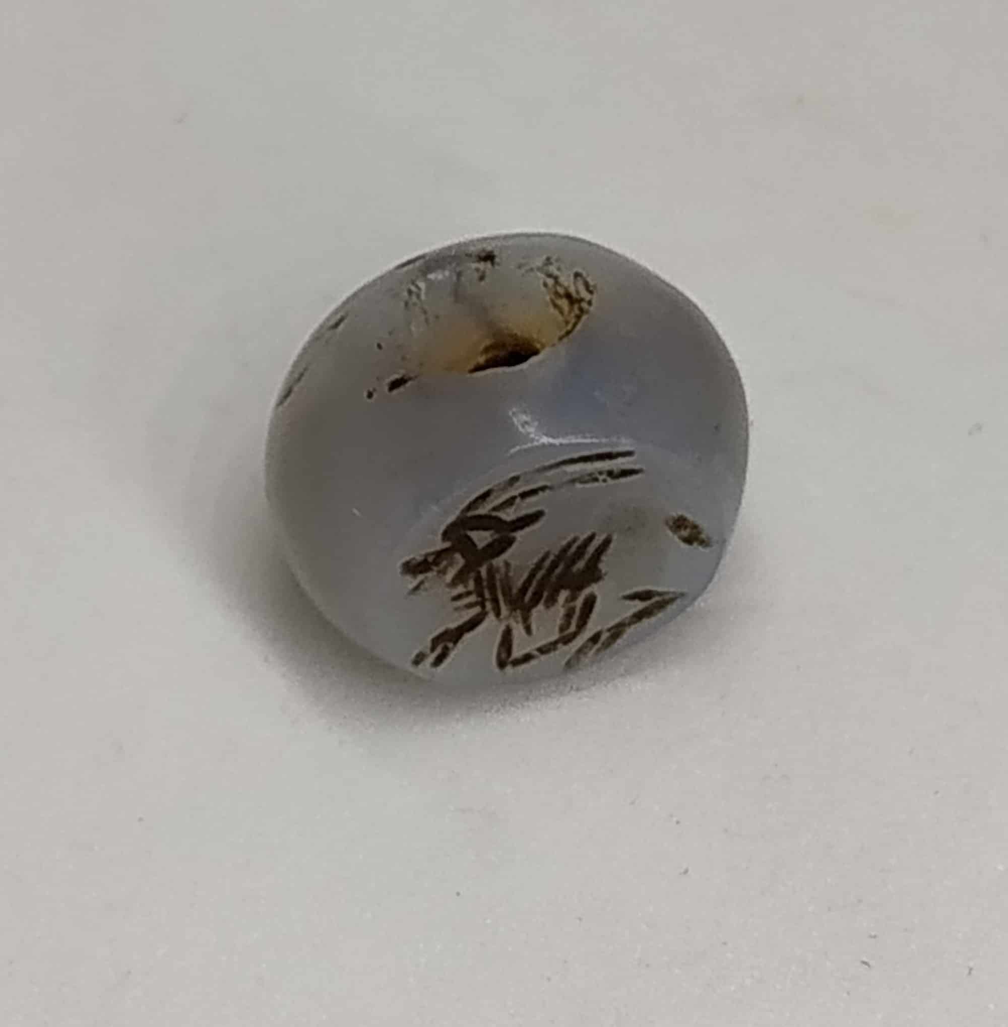 Vintage Seal Agate Bead - Image 7