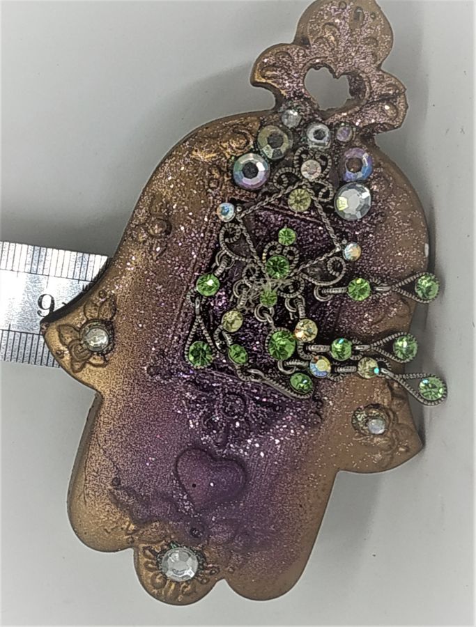 Ceramic Hamsa Crystal Stones - Image 6