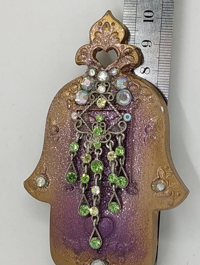 Ceramic Hamsa Crystal Stones - Image 7