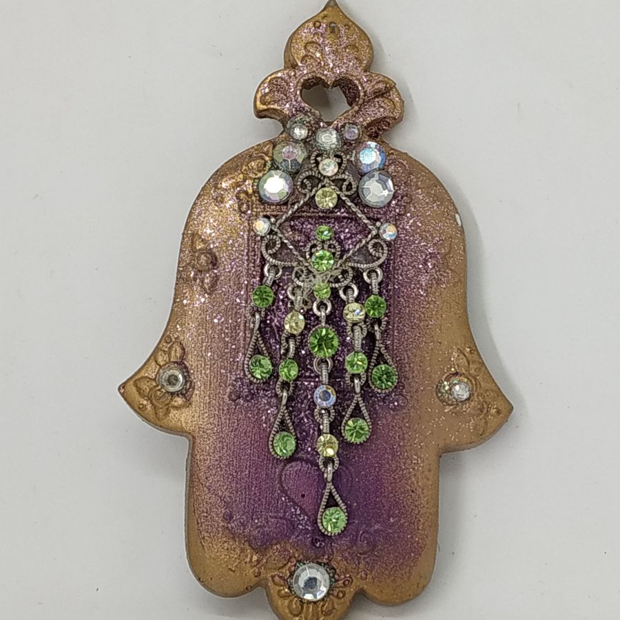Ceramic Hamsa Crystal Stones - Image 8