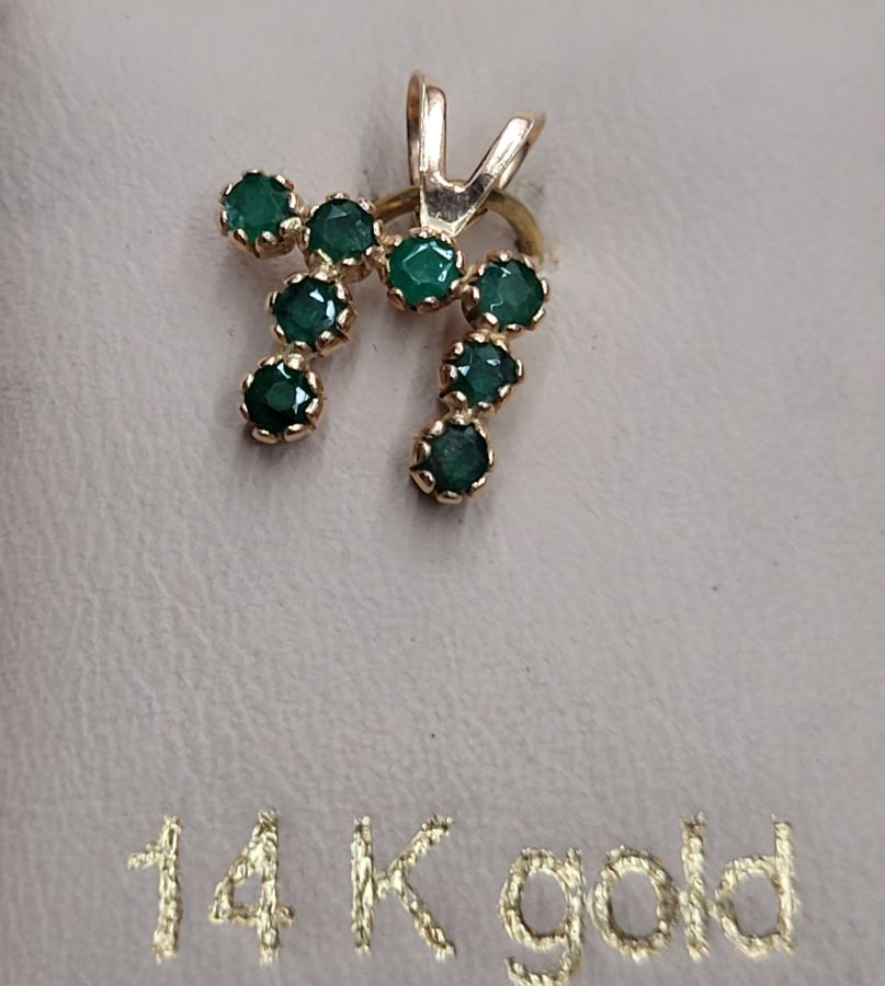 Pendant Gold Hay Emerald - Image 6