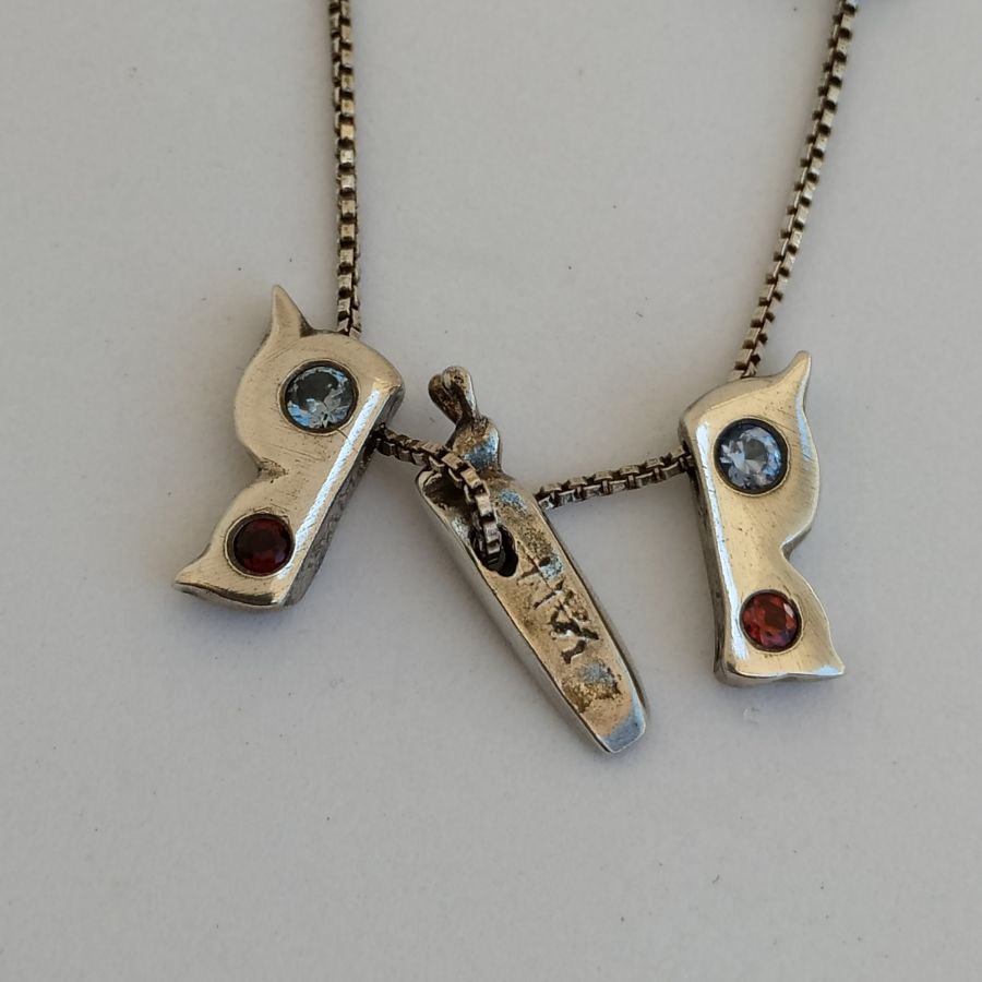 Silver Pendant Puzzle Butterfly - Image 3