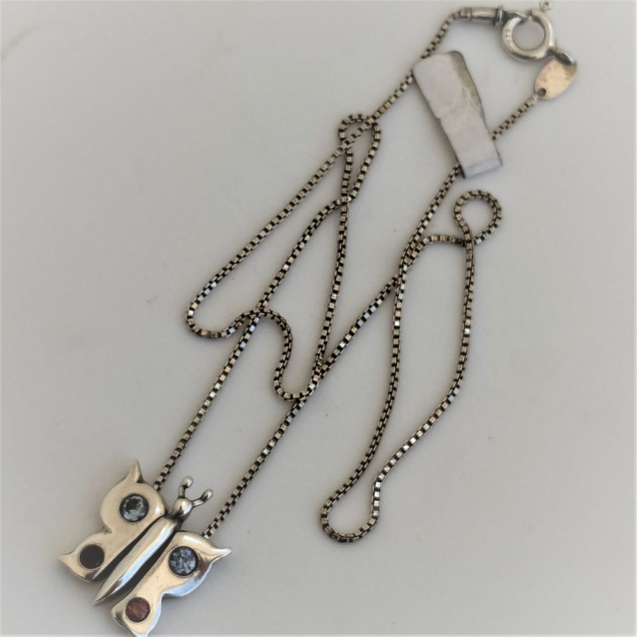 Silver Pendant Puzzle Butterfly - Image 4