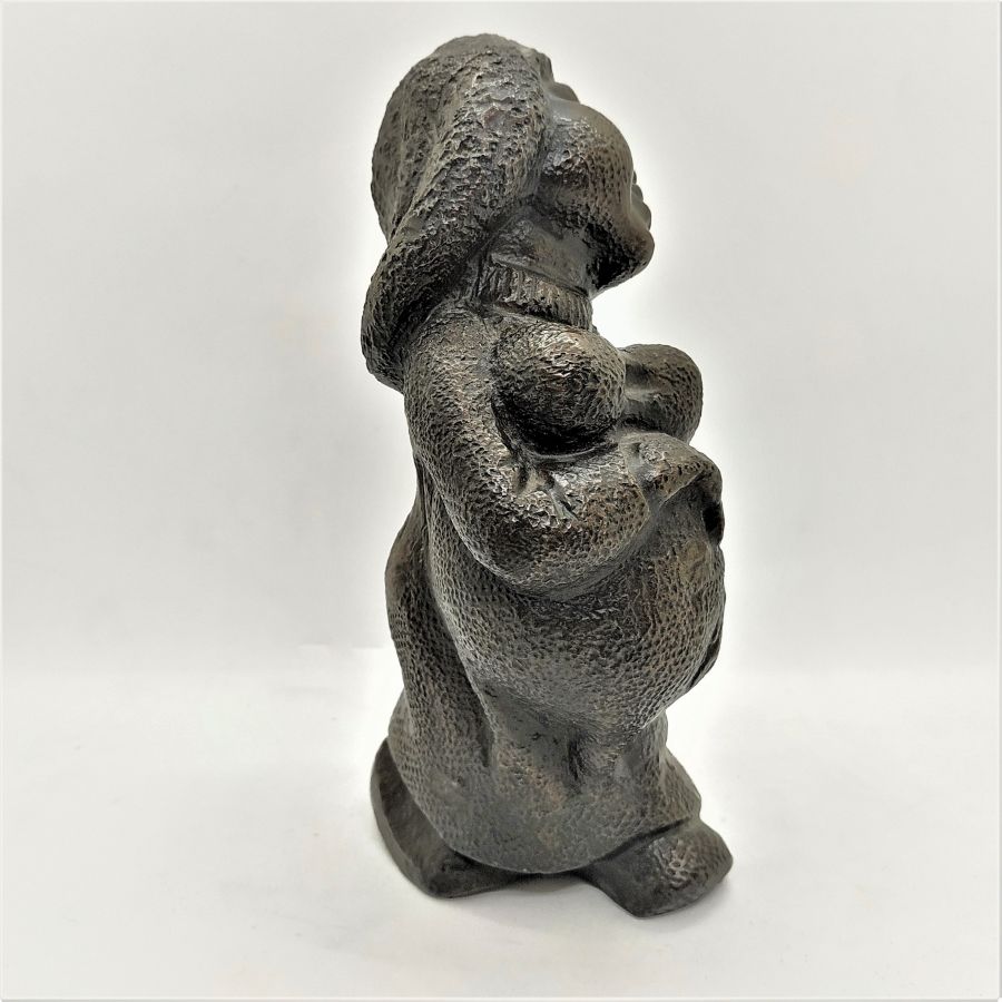 Bronze Sculpture Pregnant Lady - Image 6