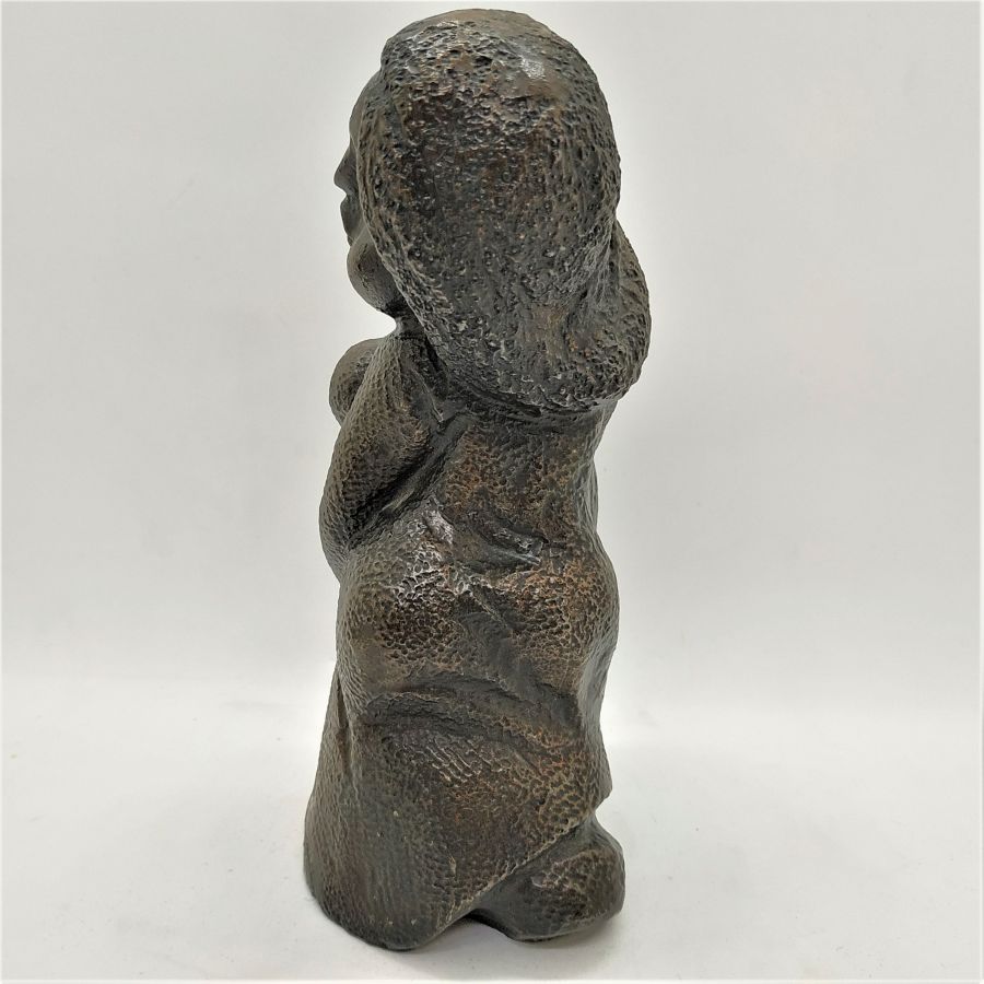 Bronze Sculpture Pregnant Lady - Image 7