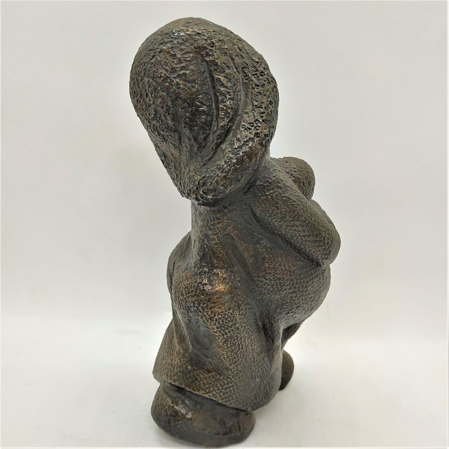 Bronze Sculpture Pregnant Lady - Image 8