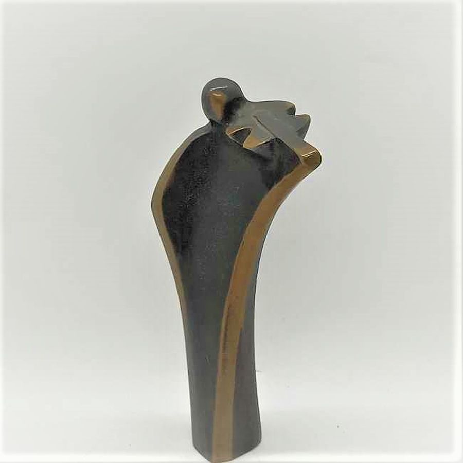 Bronze Sculpture Violinist Fiddler - Image 3