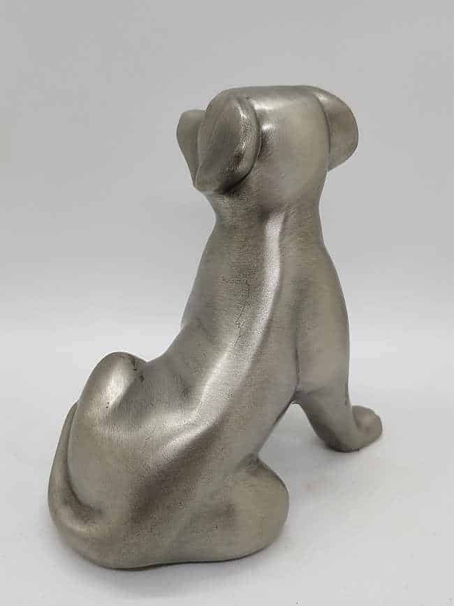 Pewter Sculpture Puppy Dog - Image 5