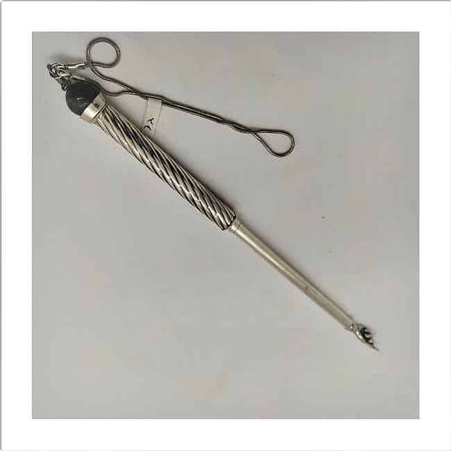 Jade Silver Torah Pointer - Image 7