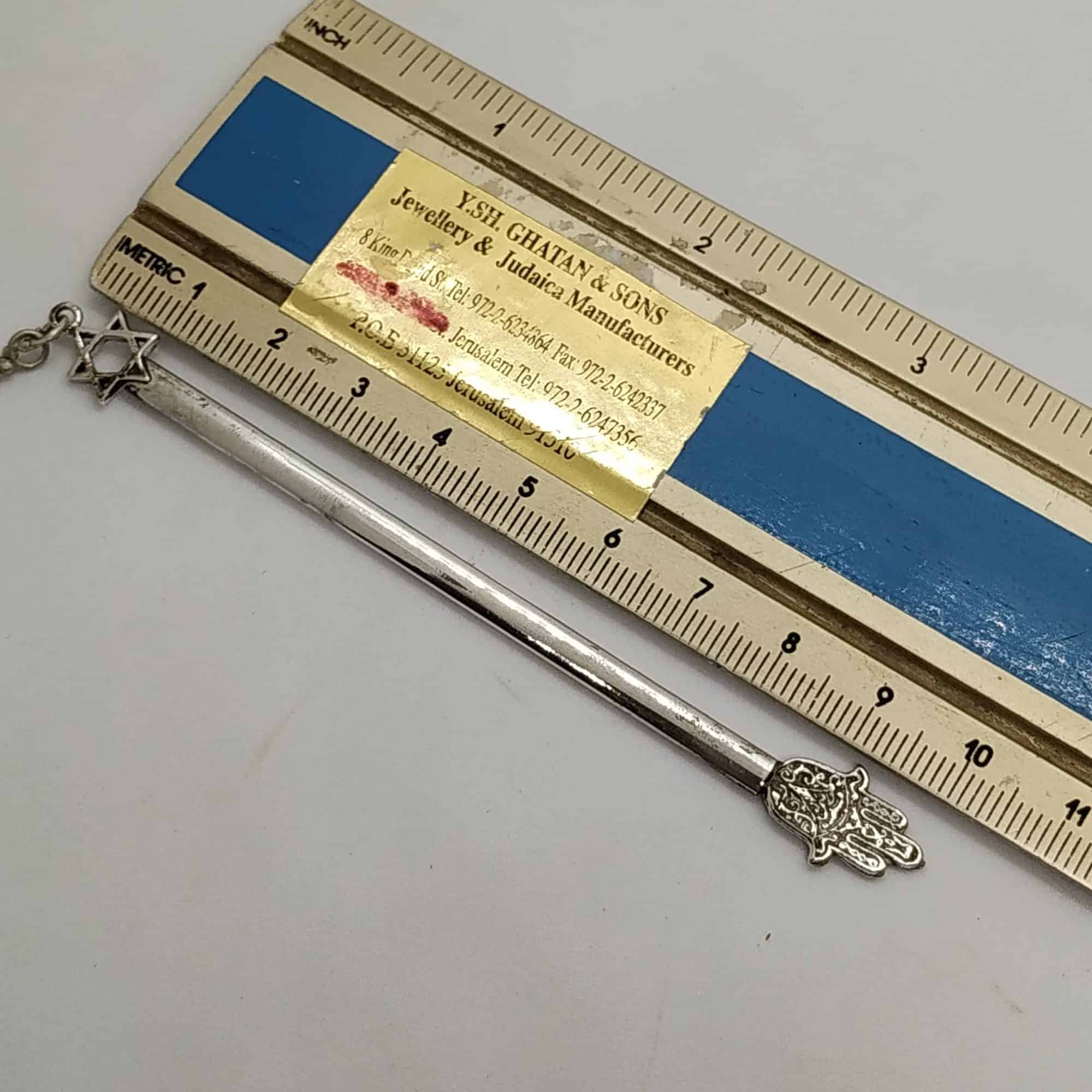 Silver Torah Pointer Magendavid - Image 3