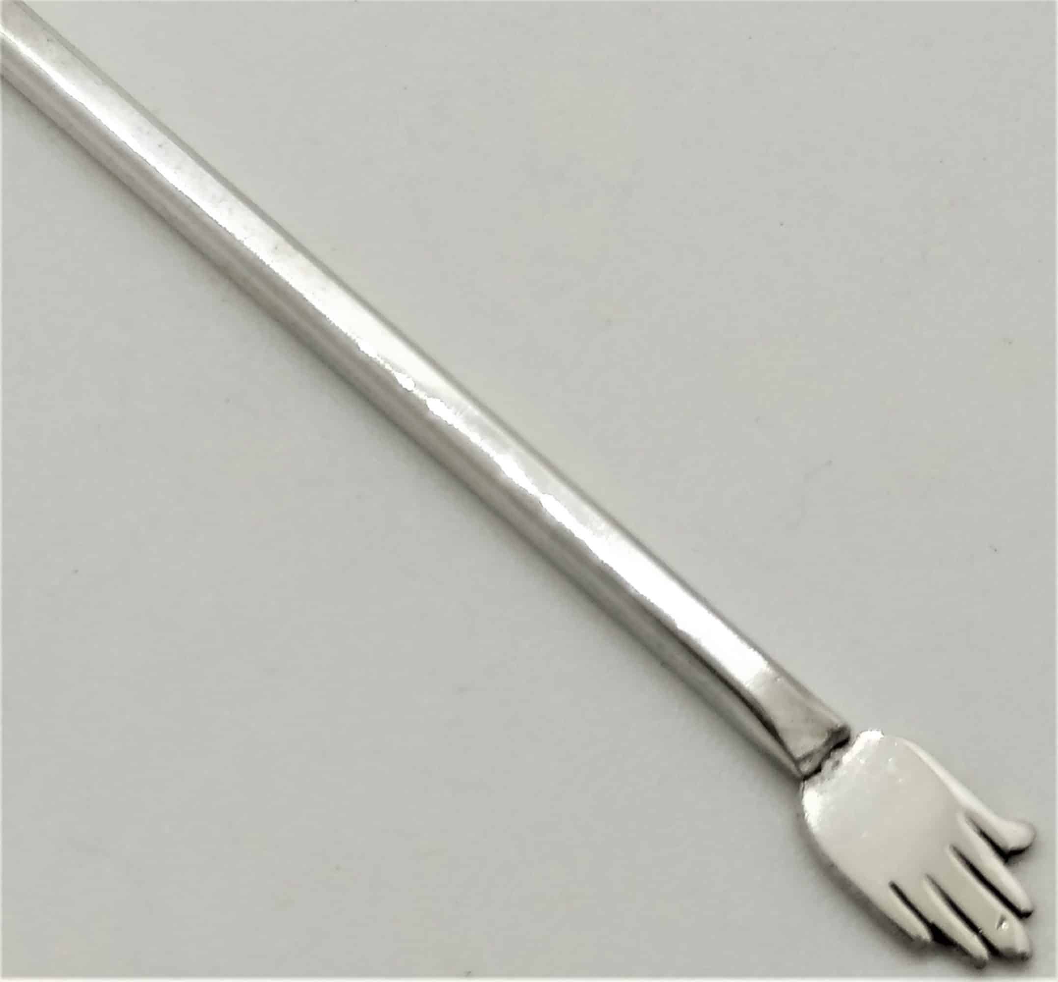 Silver Torah Pointer Hexagon - Image 3
