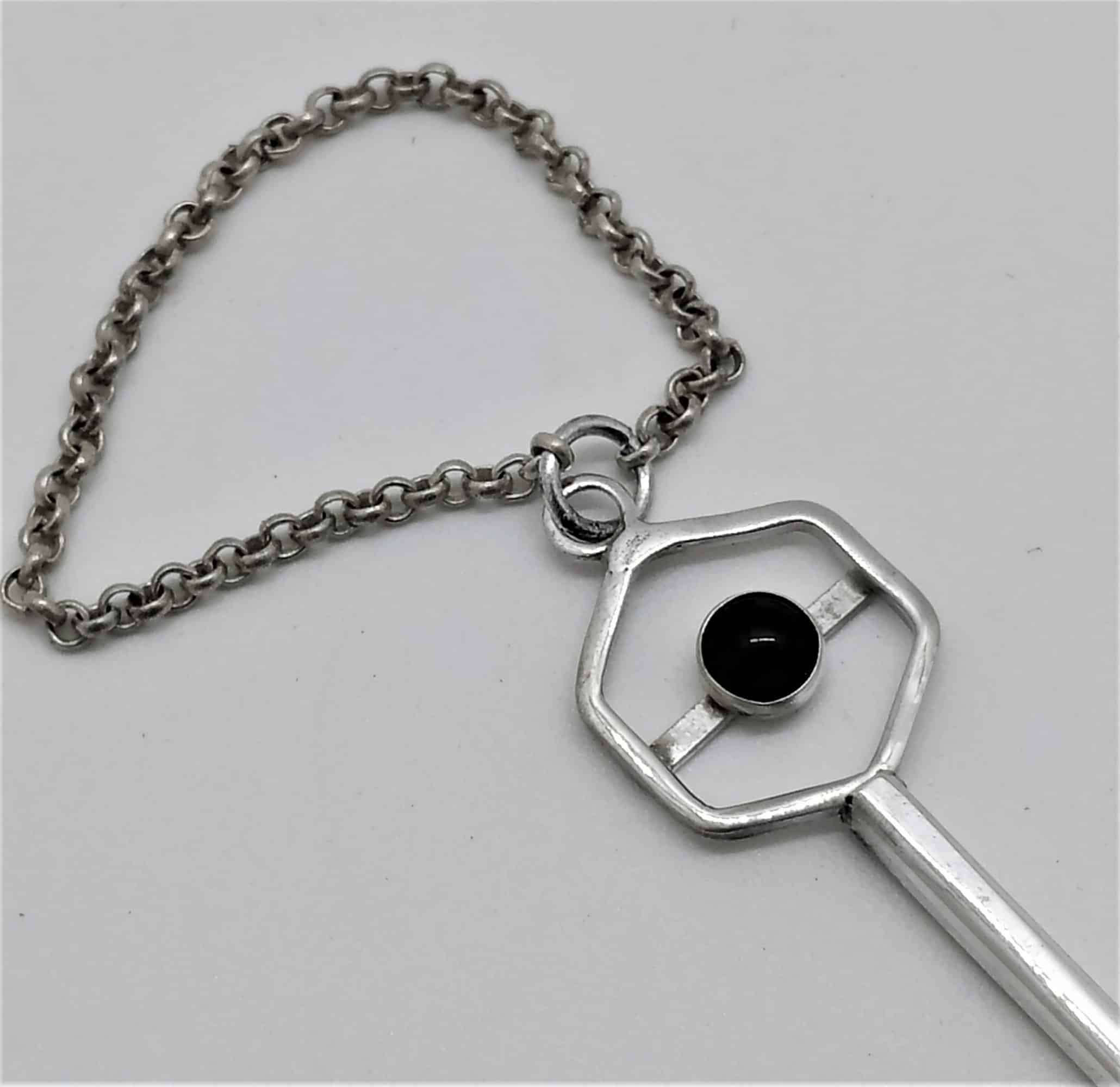 Silver Torah Pointer Hexagon - Image 4