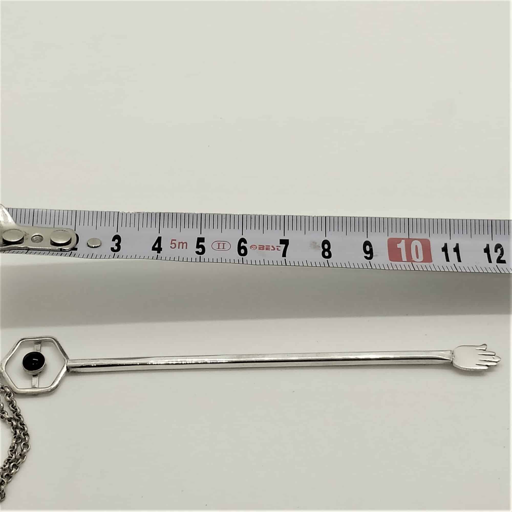 Silver Torah Pointer Hexagon - Image 7