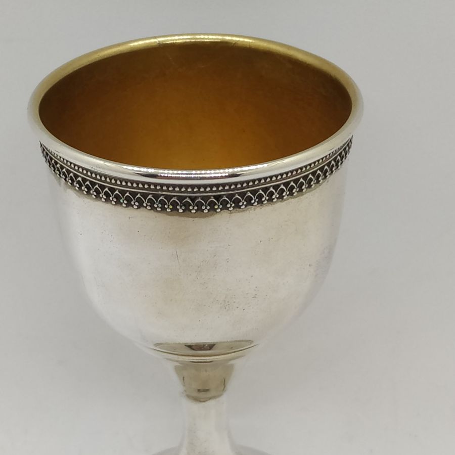 Silver Kiddush Cup Small* - Image 4