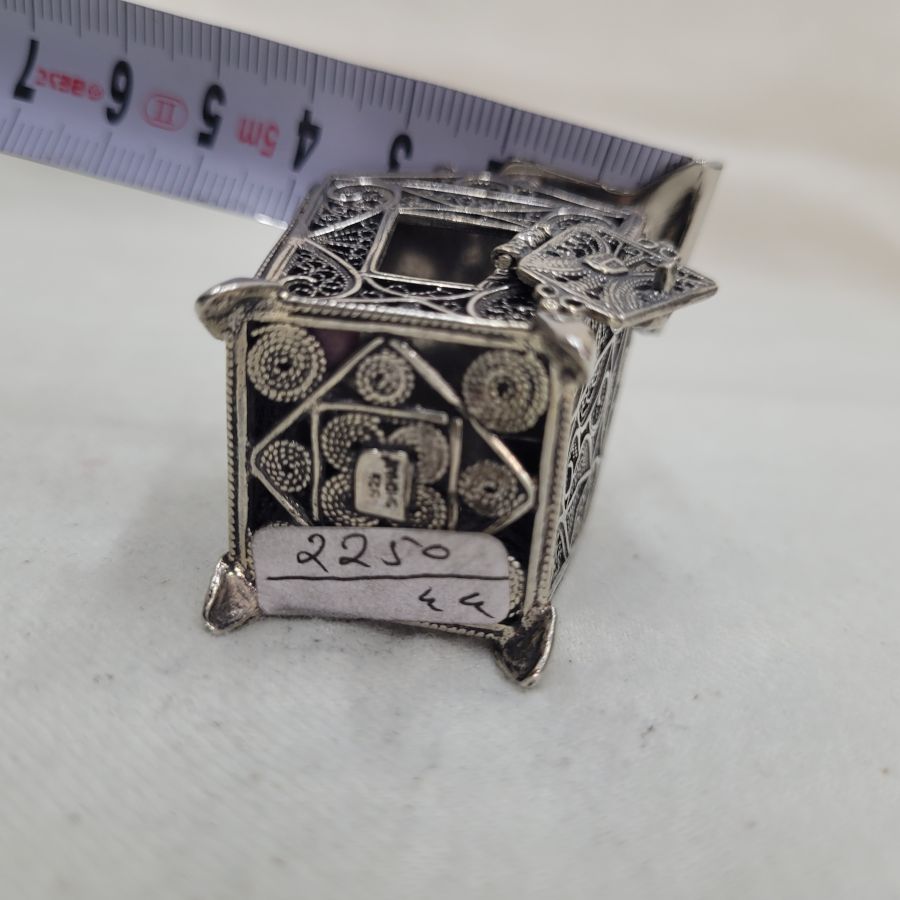 Spice Box Silver Filigree - Image 10