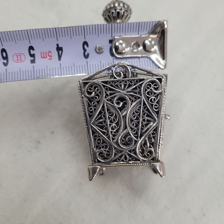 Spice Box Silver Filigree - Image 11