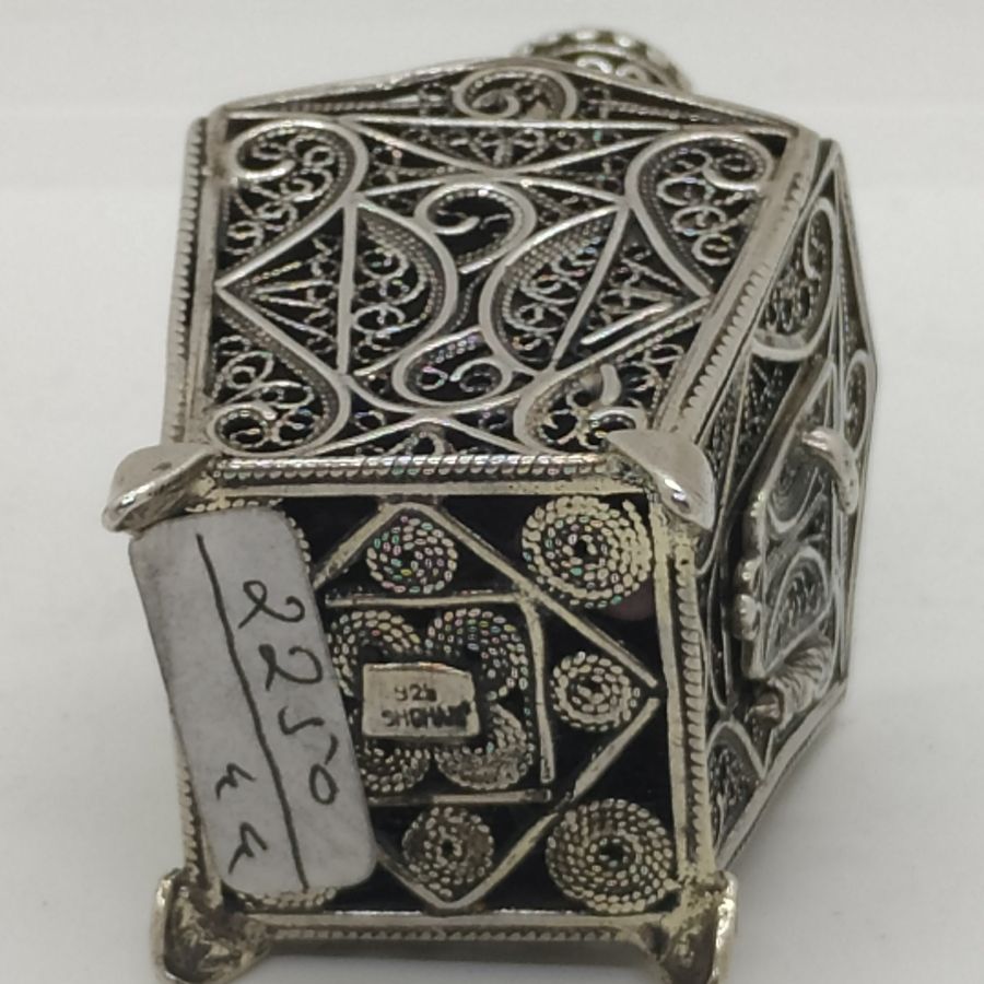 Spice Box Silver Filigree - Image 3