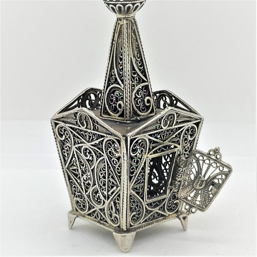Spice Box Silver Filigree - Image 5