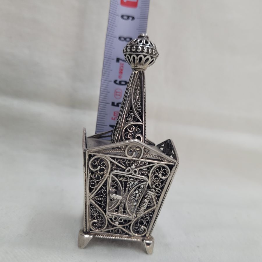 Spice Box Silver Filigree - Image 9