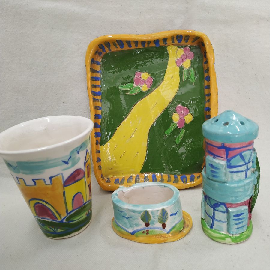 Havdalah Set Ceramic Horwitz - Image 4