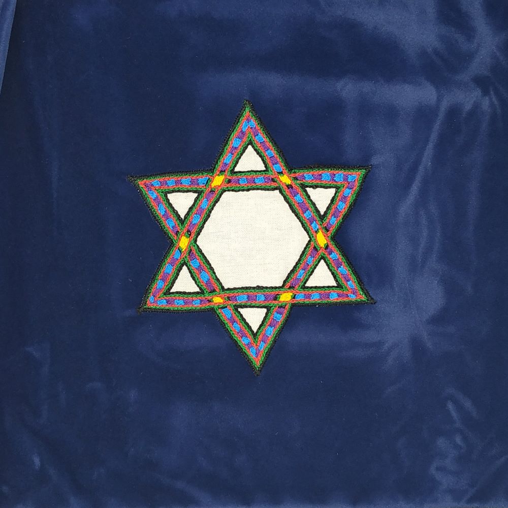 Tallit Bag Ethiopian Blue - Image 3