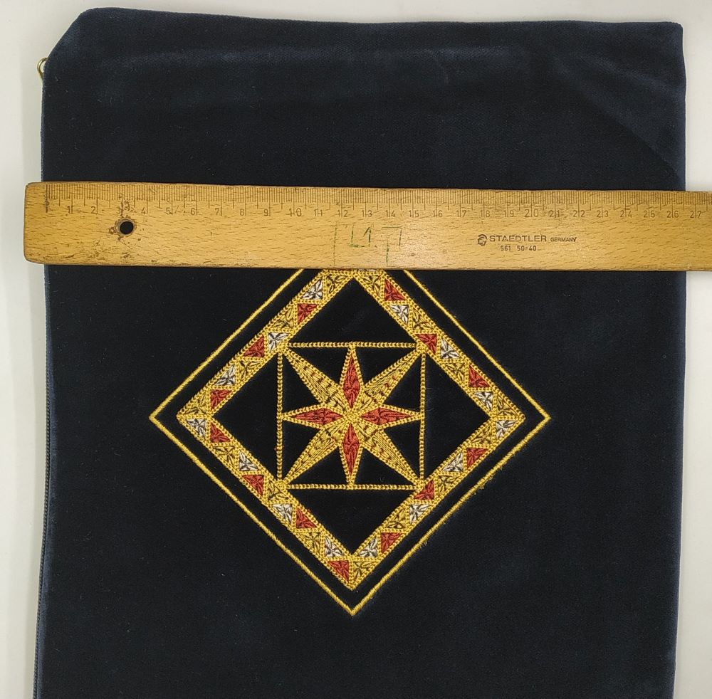 Tallit Bag Yellow Embroidery - Image 4
