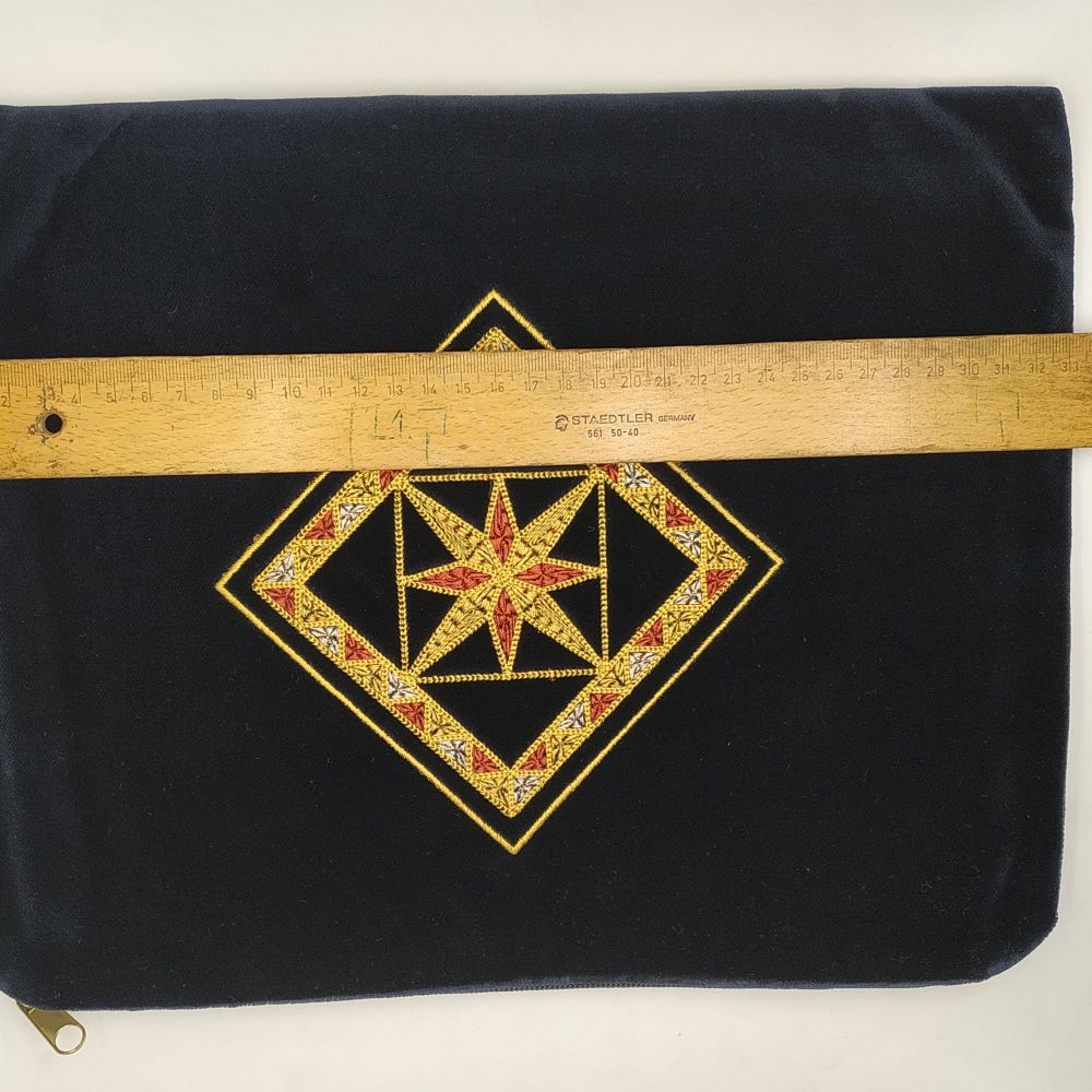 Tallit Bag Yellow Embroidery - Image 5